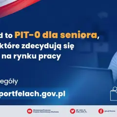 Polski Ład: PIT-0 dla seniorów pozostających na rynku pracy. Dowiedz się więcej na wiecejwportfelach.gov.pl.