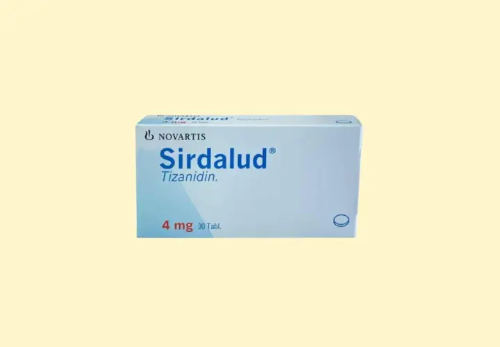 Opakowanie leku Sirdalud 4 mg, 30 tabletek. Sprawdź aktualną sirdalud cena.