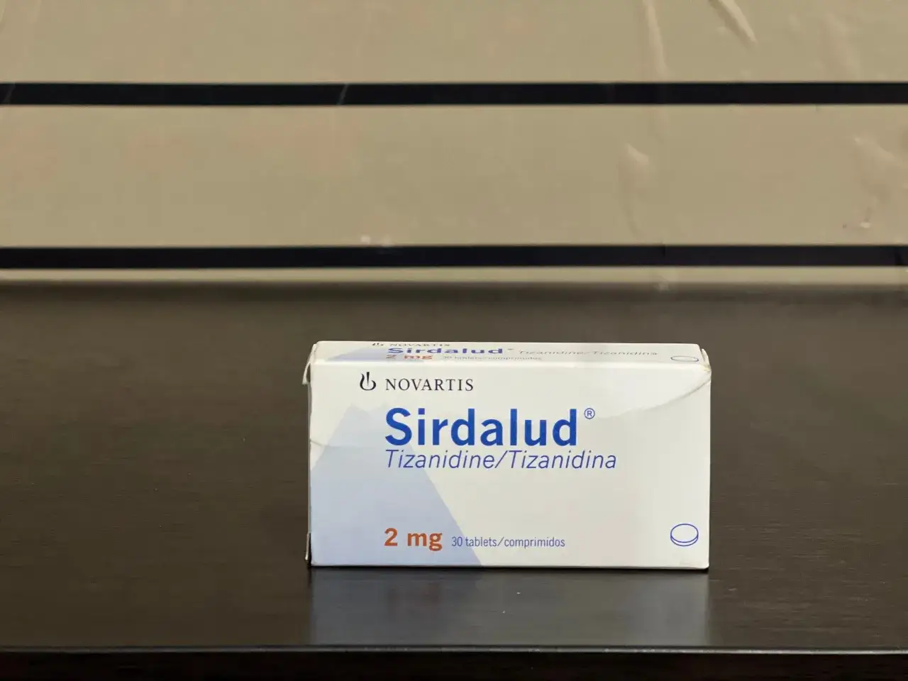 Opakowanie leku Sirdalud 2 mg, 30 tabletek. Sprawdź aktualną sirdalud cena.